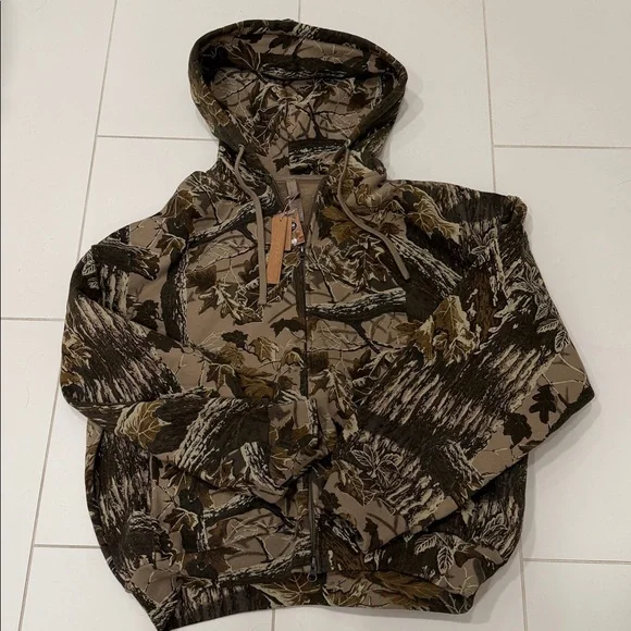 SKIMS × Post Malone Collab - RealTree Heavyweight Fleece Relaxed Hoodie